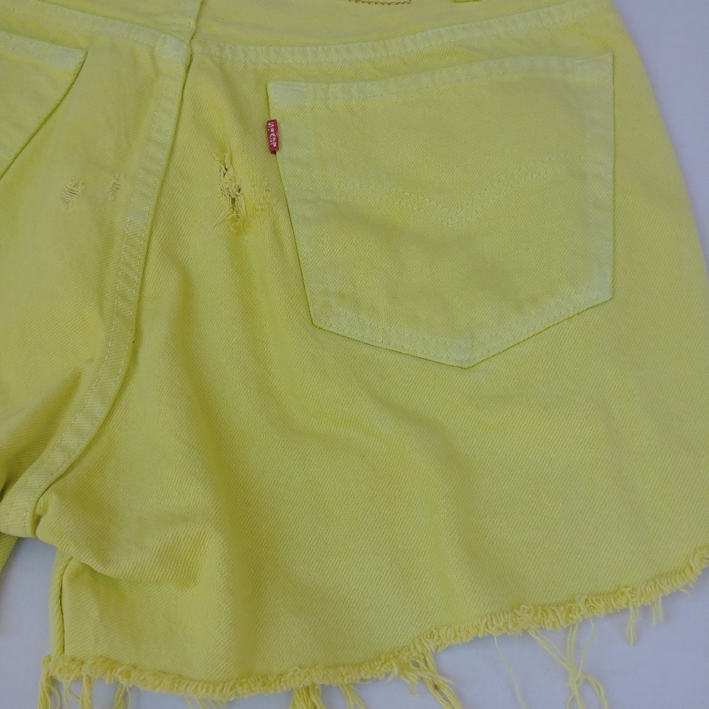 Rare vintage levis dyed Jean shorts - Picture 5 of 6
